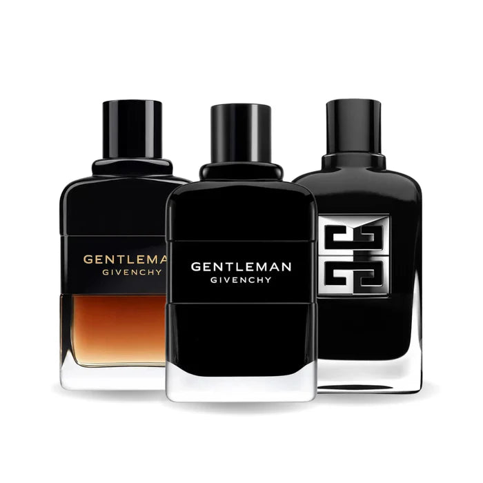 BLACK FRIDAY Combo de 3 Perfumes: Givenchy GENTLEMAN, Givenchy GENTLEMAN RESERVE PRIVEE y Givenchy GENTLEMAN SOCIETY - 100ml